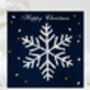 Butterfly Snowflake White Christmas Butterflies Card, thumbnail 1 of 12