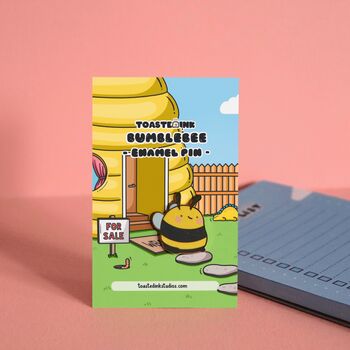 Bumblee Bee Enamel Pin | Cute Pin Badges, 6 of 6