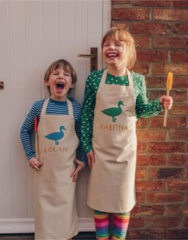 Personalised Kids Duck Apron, 4 of 8