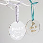 Personalised Couple's Foiled Decoration, thumbnail 2 of 8