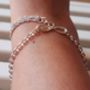 Silver Infinity Anklet, thumbnail 1 of 2