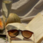 Brown Traditional Style Sunglasses, thumbnail 6 of 7