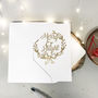 Paper Cut Luxury Gold Christmas Card, thumbnail 4 of 12