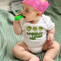 Sprout Lover Personalised Babygrow, thumbnail 1 of 3