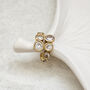 Solitaire Diamond Crossover Ring, thumbnail 3 of 9