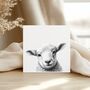 Bootes The Lamb Wildlife Greeting Card, thumbnail 1 of 6