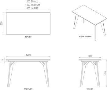 F.S.C Birch Ply Home Office Desk, 10 of 11