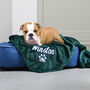 Personalised Green Pet Blanket, thumbnail 1 of 4