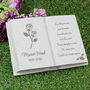 Personalised Rose Memorial Book, thumbnail 1 of 3