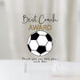Personalised Thank You Football Coach Award Plaque, thumbnail 2 of 5