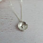 Sterling Silver Meadow Flower Necklace, thumbnail 7 of 8