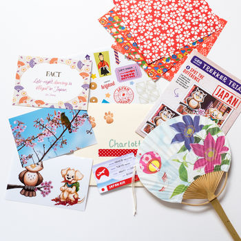 Japan Activity Set With Japanese Fan And Origami Paper, 2 of 5