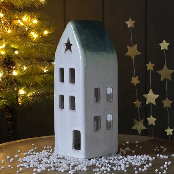 Ceramic Light Up LED Large House Decoration, 2 of 2