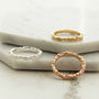 Cubist Gold Plated Silver Jewellery Stacking Ring, thumbnail 1 of 7