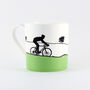 Green Jersey Cycling Mug, thumbnail 2 of 2