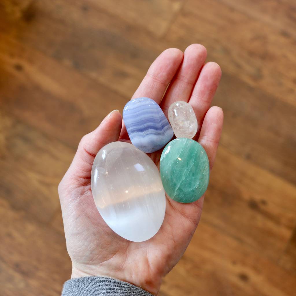 A Little Bag Of Calming Crystals By Auntie Mims | notonthehighstreet.com