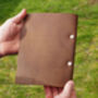 Personalised A5 Refillable Leather Fishing Journal, thumbnail 4 of 7