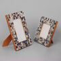 G Decor Silver And Blue Mosaic Effect Photo Frames, thumbnail 3 of 7