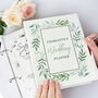 Personalised Botanical Border Wedding Planner, thumbnail 3 of 12