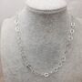 Ladies Sterling Silver Hammered Chain, thumbnail 1 of 7
