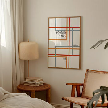 Forever Young Nursery Giclée Retro Art Print, 3 of 4