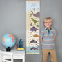 Personalised Dinosaur Landscape Height Chart, thumbnail 1 of 7