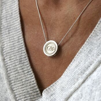 Monogram Echo Necklace, 9 of 10