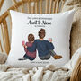 Personalised Aunt And Niece Cushion Gift, thumbnail 1 of 7