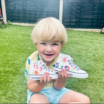 Doodle My Shoe, Customise Your Own Trainers! The UK 'S 1st Doodle And Wash Kids Shoes, 10 of 12