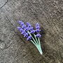 Lavender Flower Purple Brooch, thumbnail 4 of 5