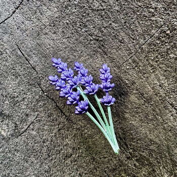 Lavender Flower Purple Brooch, 4 of 5