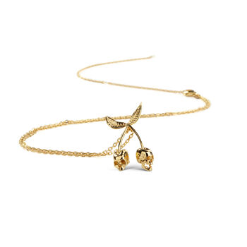 Forbidden Cherry Pendant In Gold, 2 of 6