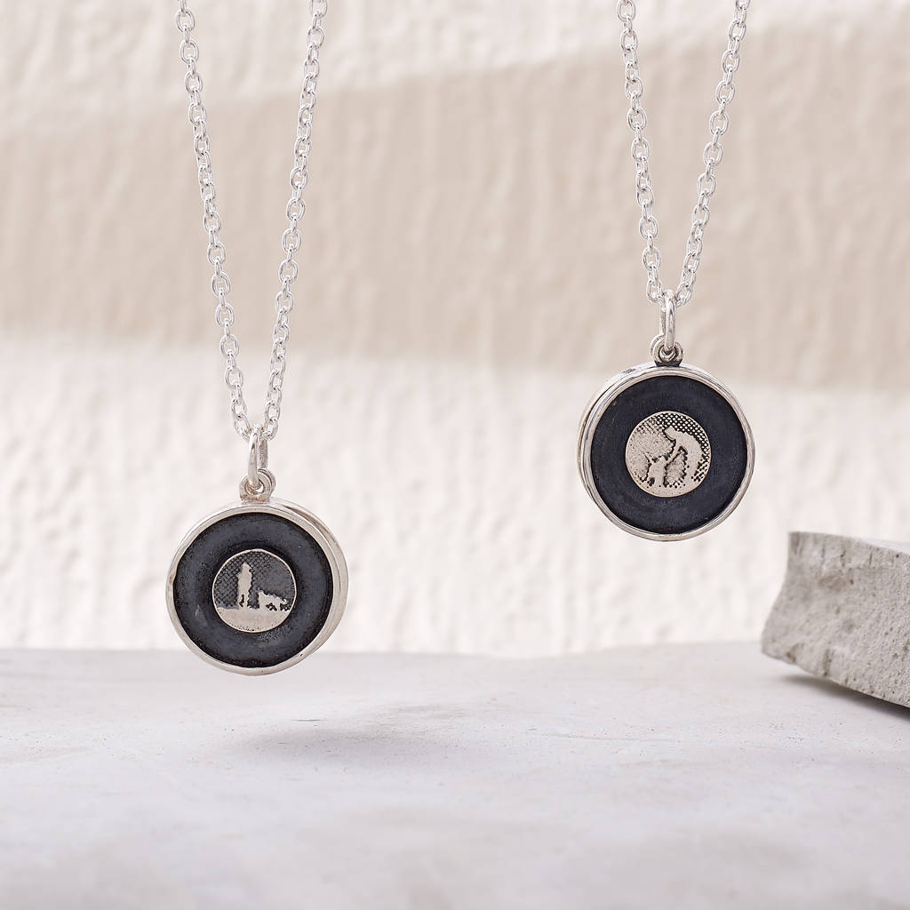 Personalised Dog Lovers Sterling Silver Locket Necklace By Charlotte