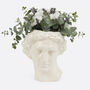 White Ceramic Apollo Vase, thumbnail 2 of 4
