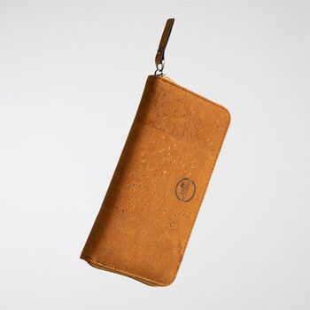 Ladies Large Vegan Cork Leather Purse | Albufeira By Whistler Tree, 2 of 12