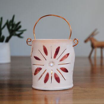 Ceramic Flower Personalised Tealight Holder, 2 of 7