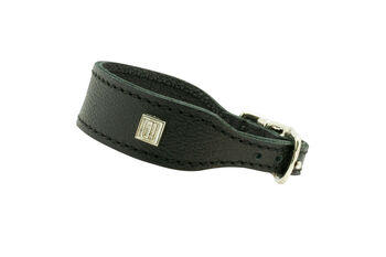 Handmade Flat And Wider Soft Leather Collar, 10 of 12