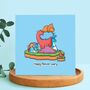 Dinosaur Anniversary Card | Cute Greeting Cards, thumbnail 5 of 5