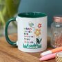 Teacher Mug: When Seeds Are Watered They Bloom, thumbnail 2 of 8