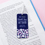 Thank You For Helping Me Grow Personalised Teacher Bookmark, thumbnail 1 of 5
