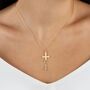 Personalised Cross Necklace For Women, thumbnail 8 of 10