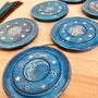 Midnight Blue And Gold Incense Stick Holder Burner Plate, thumbnail 3 of 12