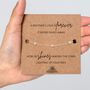 Loss Of Brother Gift With A Gold Plated Or Silver Plated Star Bracelet And Card, thumbnail 2 of 4