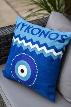 Mykonos Needlepoint Pillow, 5 of 5