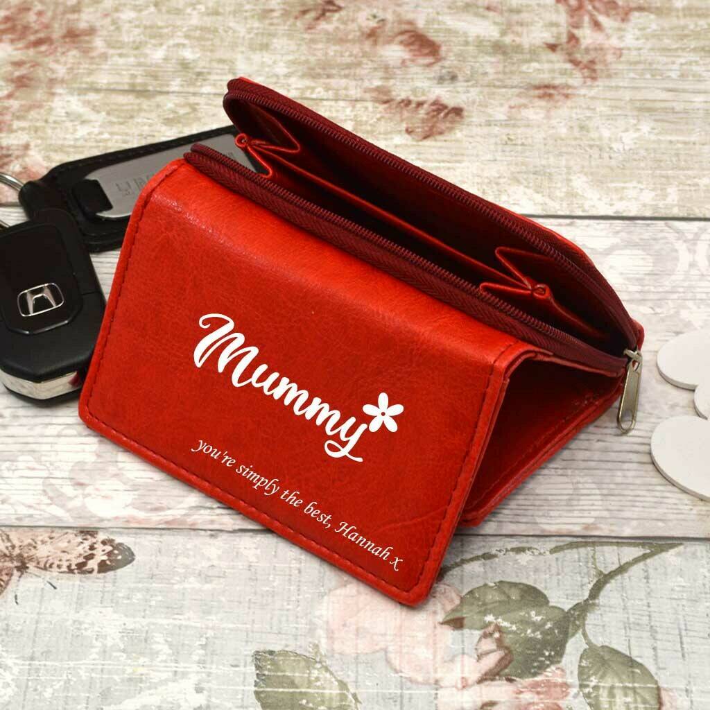 Personalised Ladies Purse For Mum By