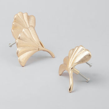 G Decor Gold Leaves Door Knobs, 5 of 8