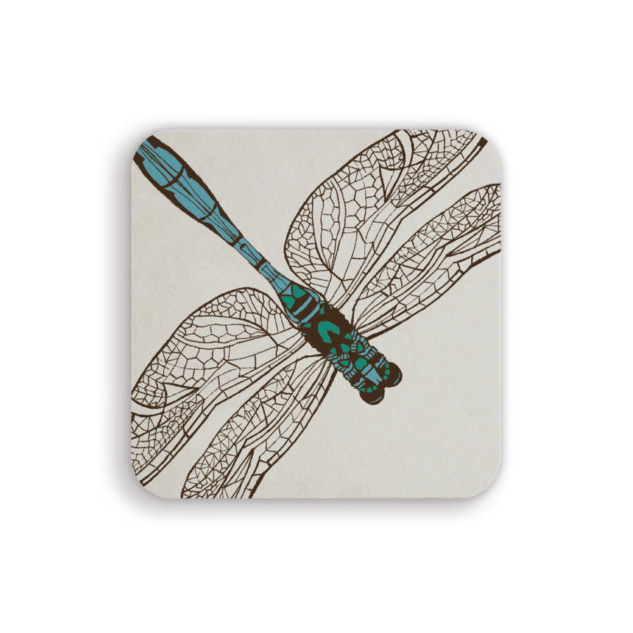 dragonfly coasters 10pck by cherith harrison