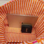 Tote Bag Cotton Tiger Print Quilted Beach Bag, thumbnail 5 of 6
