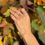 Sterling Silver Beaded Fidget Rings, thumbnail 7 of 7