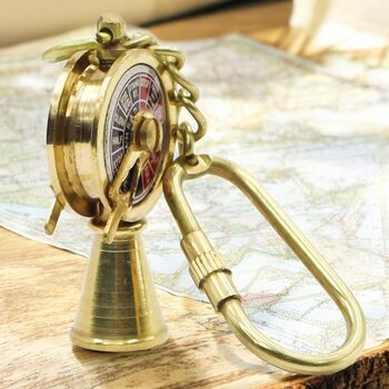 Ship Engine Telegraph Keychain, 2 of 7